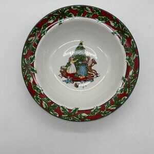 International Tableworks Christmas Celebration 1994 Bob Timberlake 8" Bowl